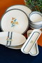 Hermia Set de Desayuno Demet 16 v2 de Porcelana Multicolor